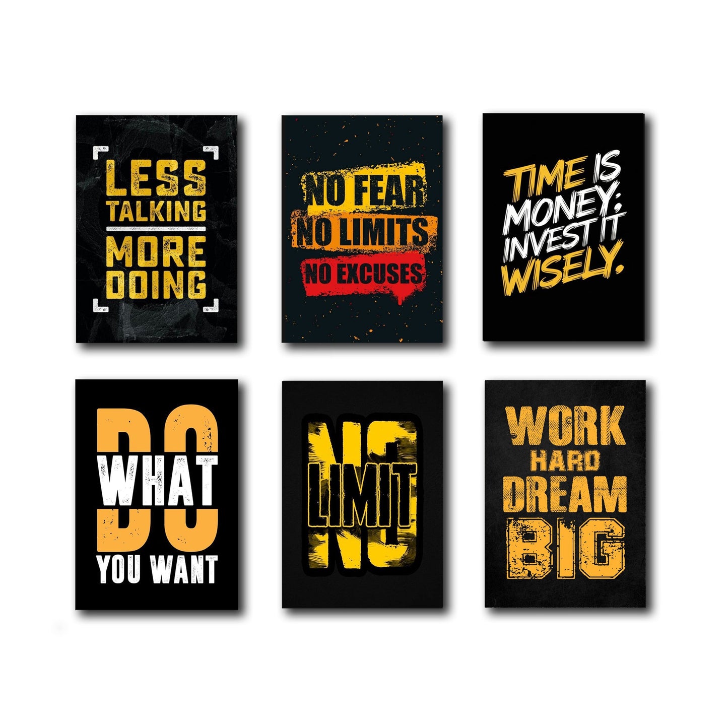 wooden canvas / motivation sticky phototiles