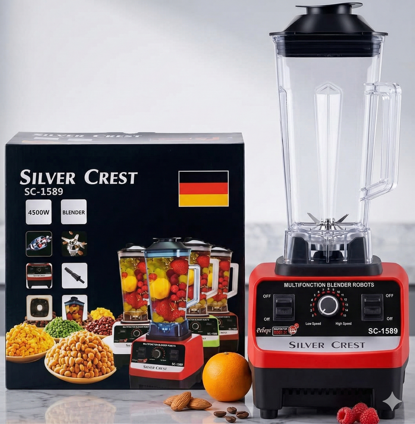 Silver Crest 2 in 1 High Power Blender 4500W